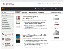 Tablet Screenshot of lighthousenutrition.com